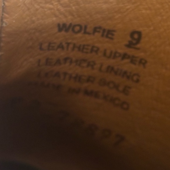 Freebird Wolfie Leather Ankle Booties Western Size 9 - Picture 12 of 13